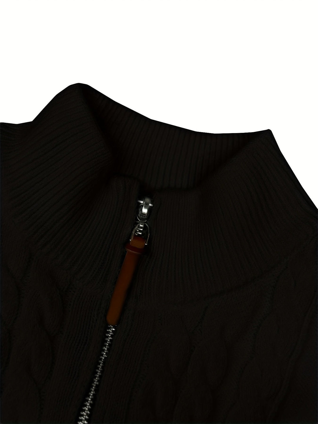 BRYNOUVELLE | Polo pour Hommes avec Fermeture Éclair Quart