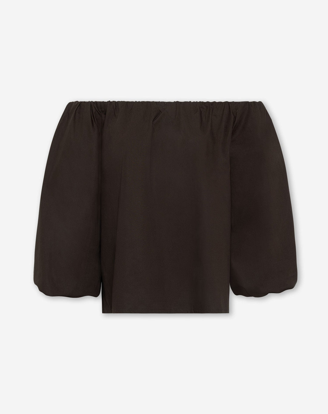 HAUT À MANCHES GONFLÉES DÉCOLLETÉ