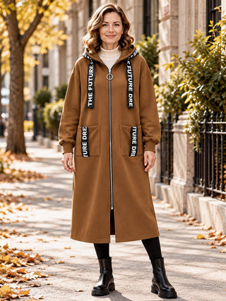 Pull à capuche oversize pour femme