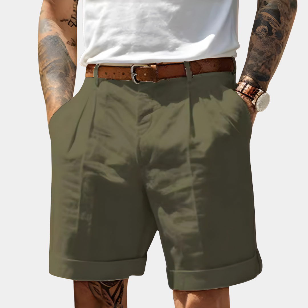 BRYNOUVELLE | BERMUDAS ÉLÉGANTS EN COTON RESPIRANT