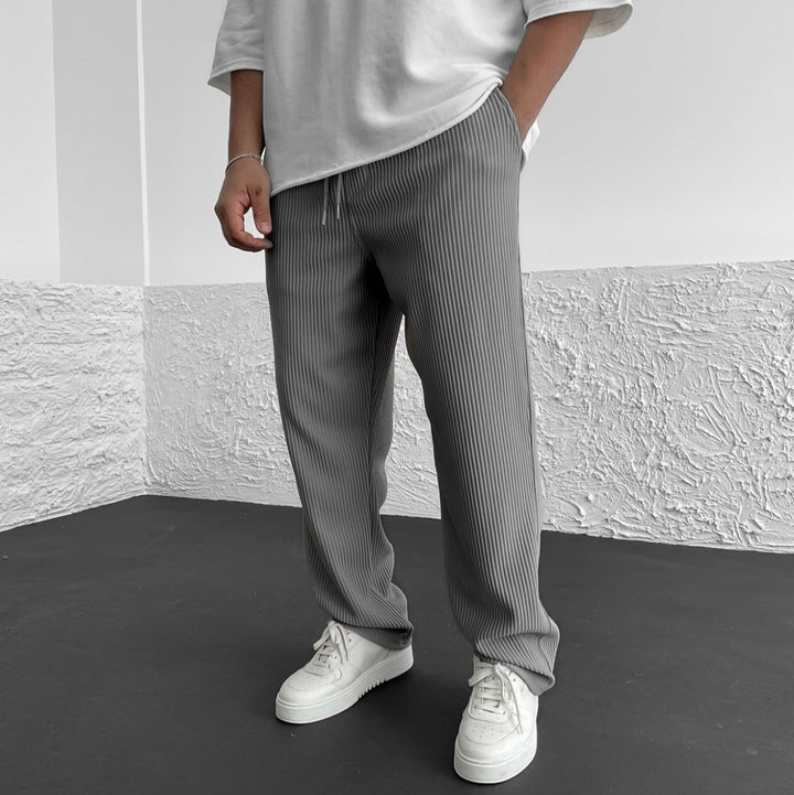 BRYNOUVELLE | PANTALON EN MAILLE CÔTELÉE