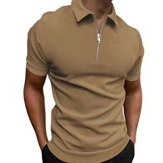 BRYNOUVELLE | POLO MODERNE AVEC ZIP MI-HAUT