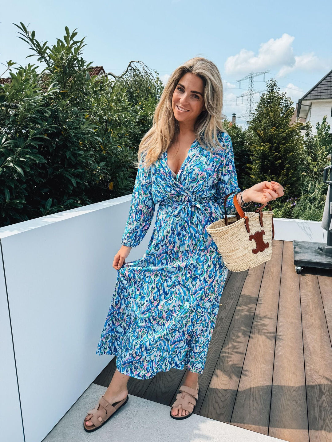 Robe Jasmine Bleue