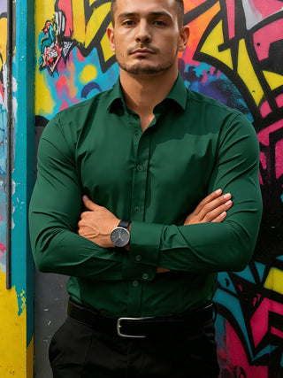 BRYNOUVELLE | Chemise à Col Classique pour Hommes