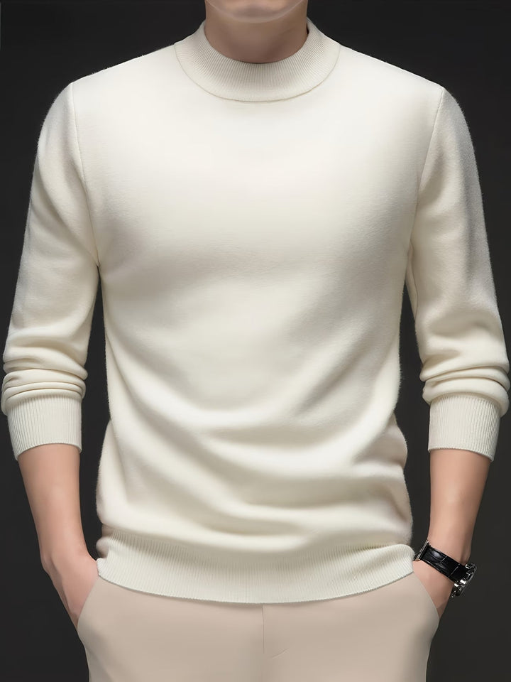 BRYNOUVELLE | Pull en Maille Coton à Col Roulé pour Hommes