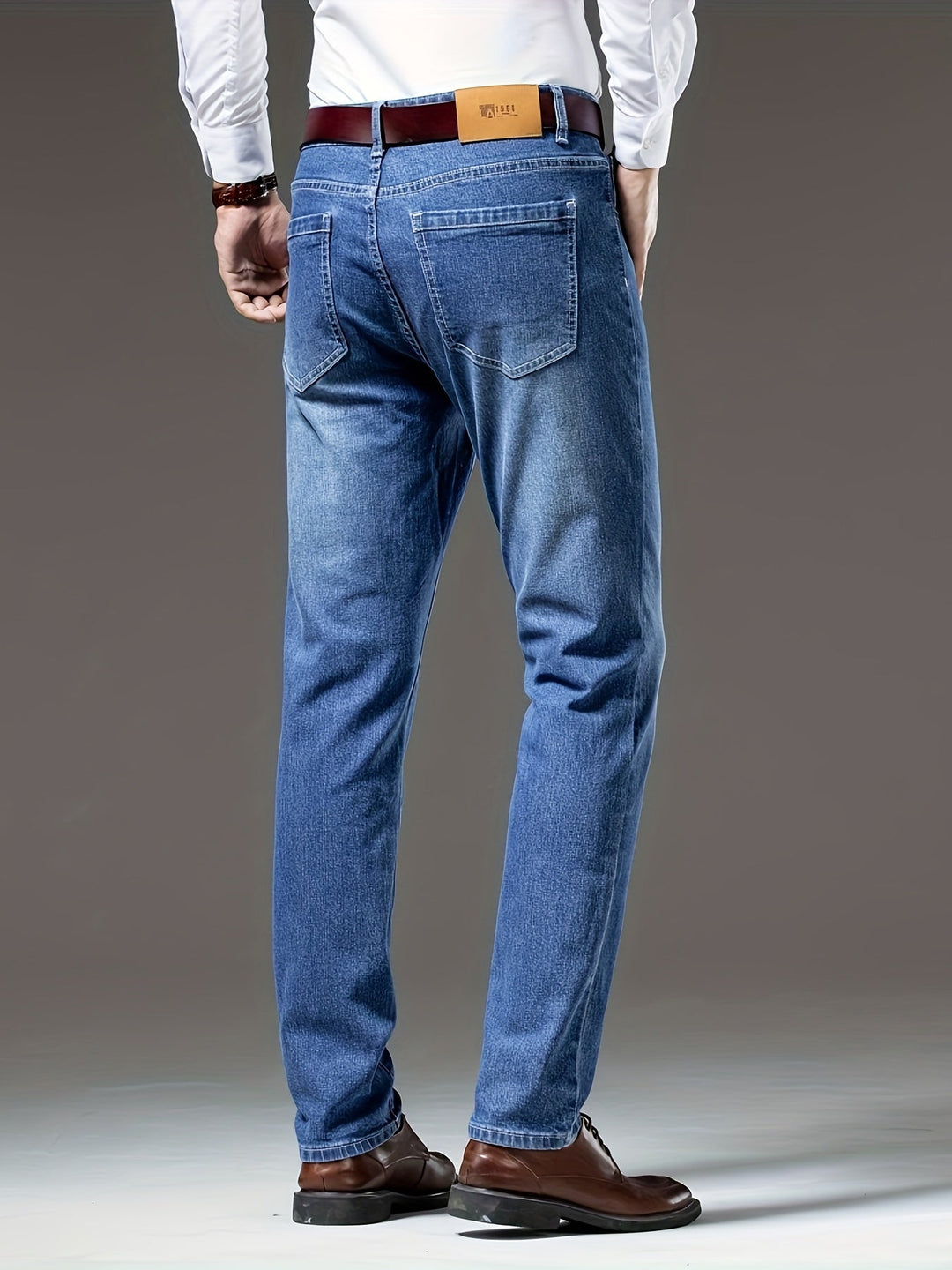 BRYNOUVELLE | PANTALON EN DENIM DÉLAVÉ POUR HOMMES