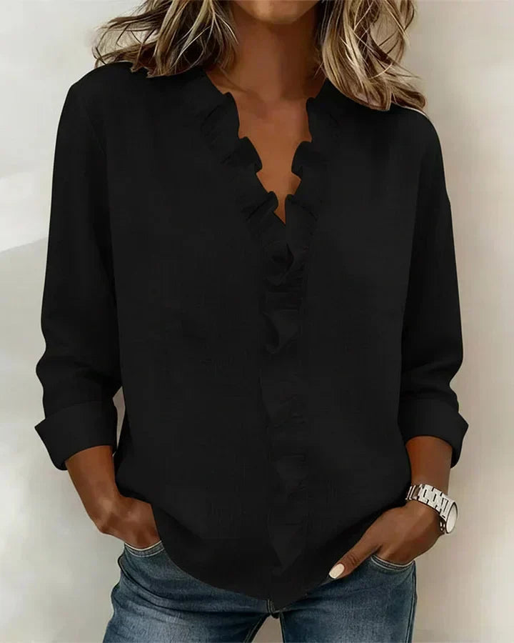 BRYNOUVELLE | Blouse à Volants Susan