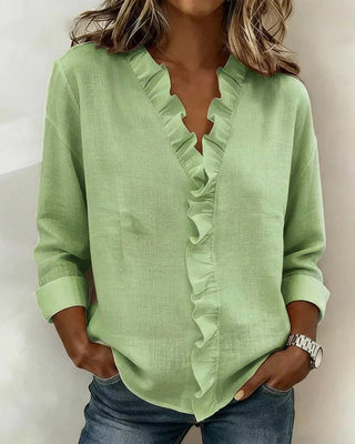 BRYNOUVELLE | Blouse à Volants Susan
