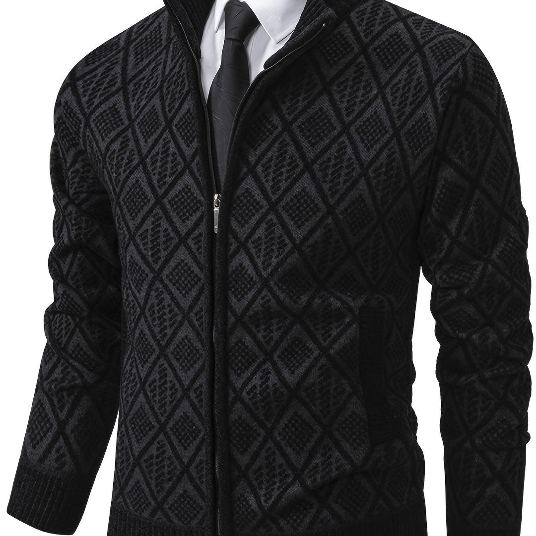 BRYNOUVELLE | PULL EN MAILLE GÉOMÉTRIQUE POUR HOMME