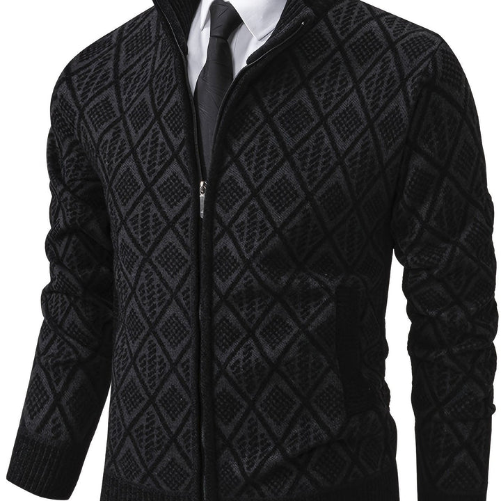 BRYNOUVELLE | PULL EN MAILLE GÉOMÉTRIQUE POUR HOMME