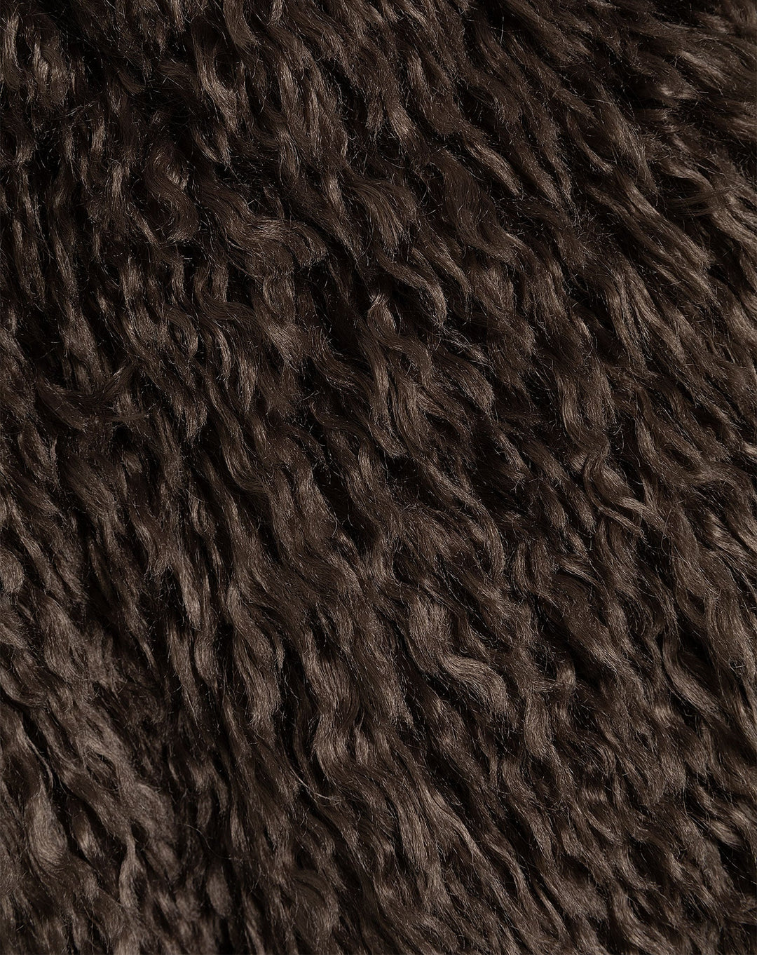 MANTEAU POILU BRUN
