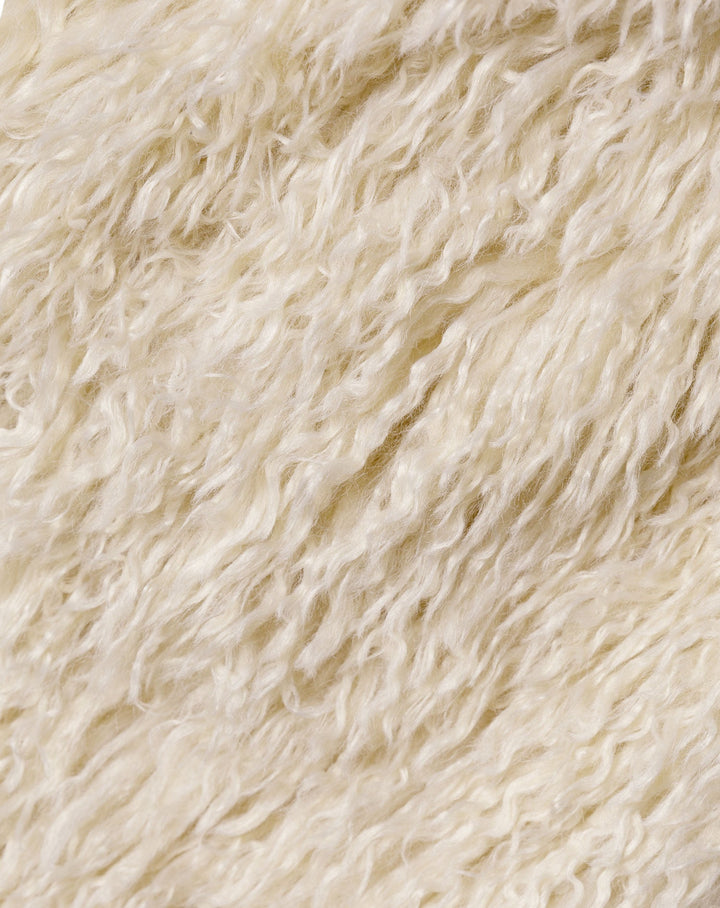 MANTEAU POILU SABLE