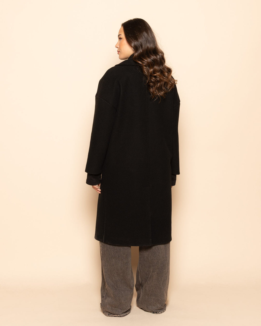 MANTEAU LONG EMMA NOIR