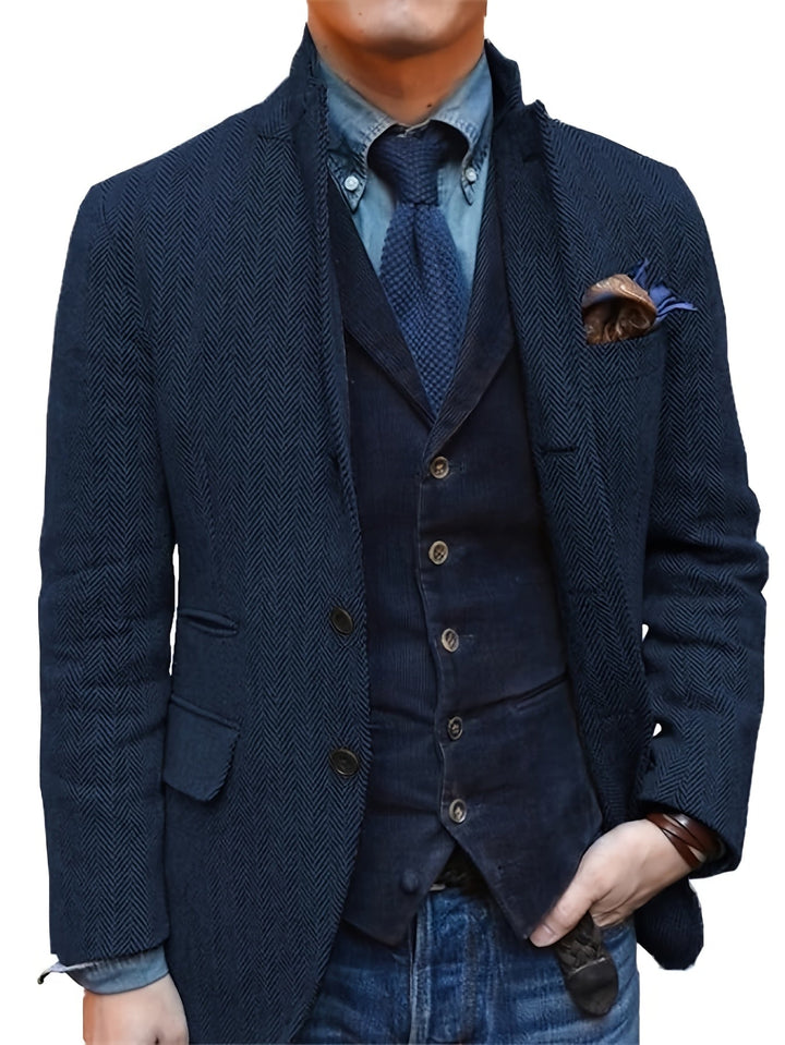 BRYNOUVELLE | Veste Vintage à Revers pour Hommes