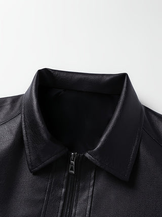 BRYNOUVELLE | Veste Classique en Cuir pour Hommes