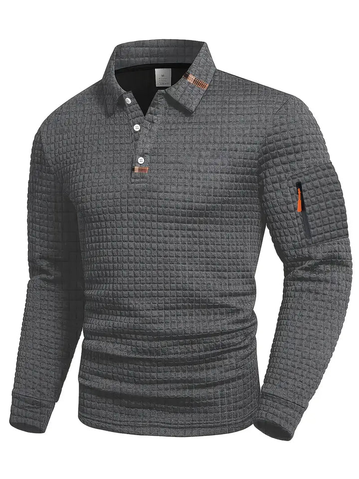 Halvor | Polo pour homme à manches longues élégant