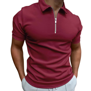 BRYNOUVELLE | POLO MODERNE AVEC ZIP MI-HAUT