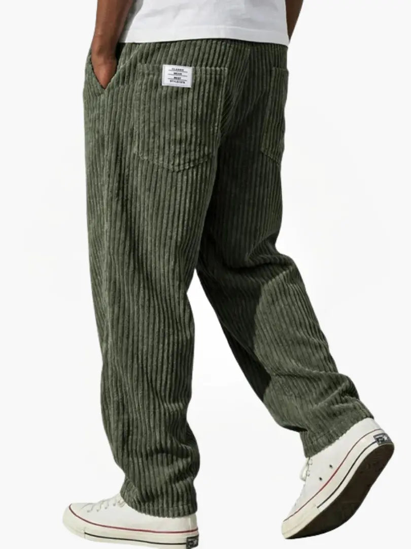 BRYNOUVELLE | PANTALONS EN VELOURS CÔTELÉ POUR HOMMES