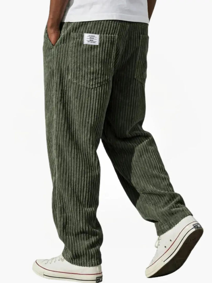 BRYNOUVELLE | PANTALONS EN VELOURS CÔTELÉ POUR HOMMES