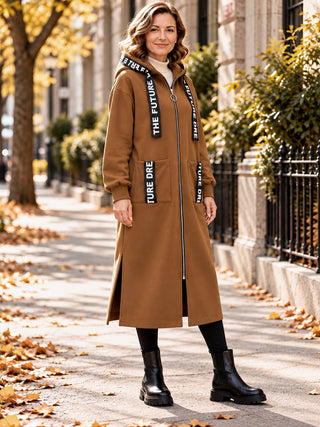 Pull à capuche oversize pour femme