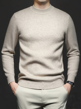 BRYNOUVELLE | Pull en Maille Coton à Col Roulé pour Hommes