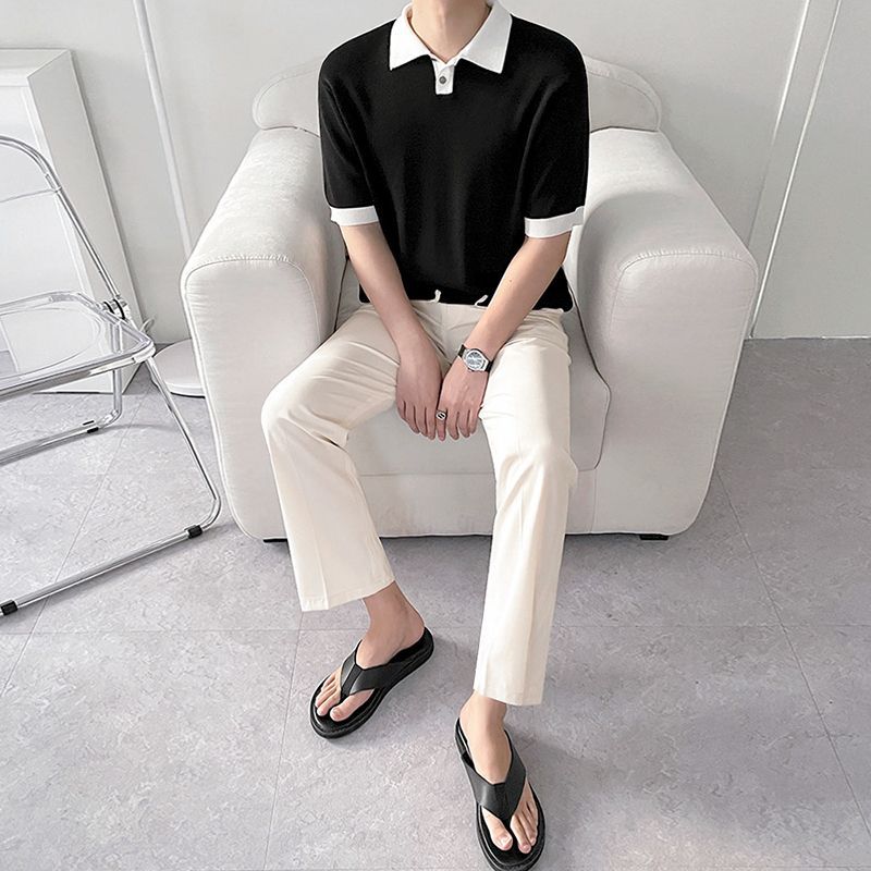 BRYNOUVELLE | POLO À MANCHES AMPLES POUR HOMME