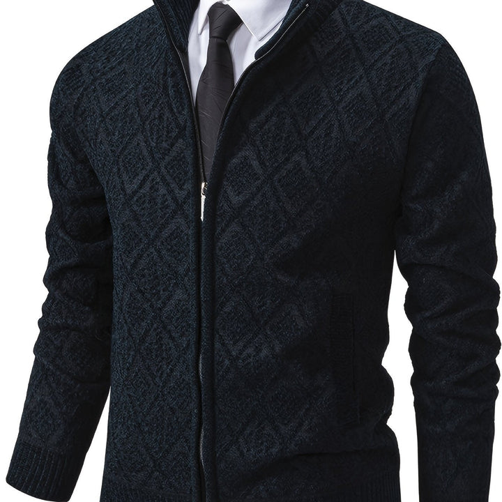 BRYNOUVELLE | PULL EN MAILLE GÉOMÉTRIQUE POUR HOMME