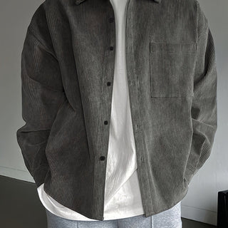 BRYNOUVELLE | CHEMISE À COL RELAXÉ POUR HOMMES