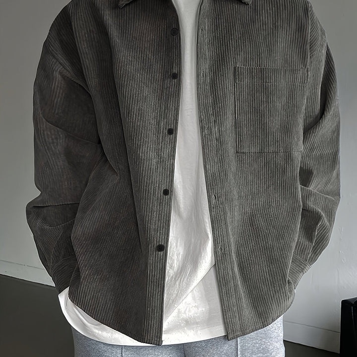 BRYNOUVELLE | CHEMISE À COL RELAXÉ POUR HOMMES