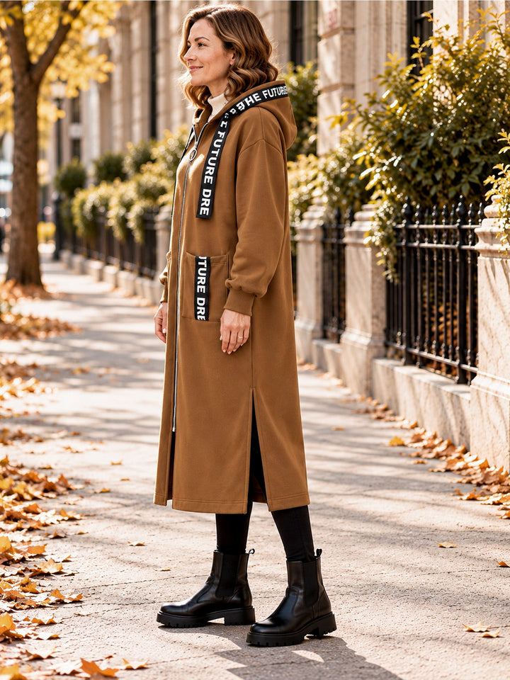 Pull à capuche oversize pour femme