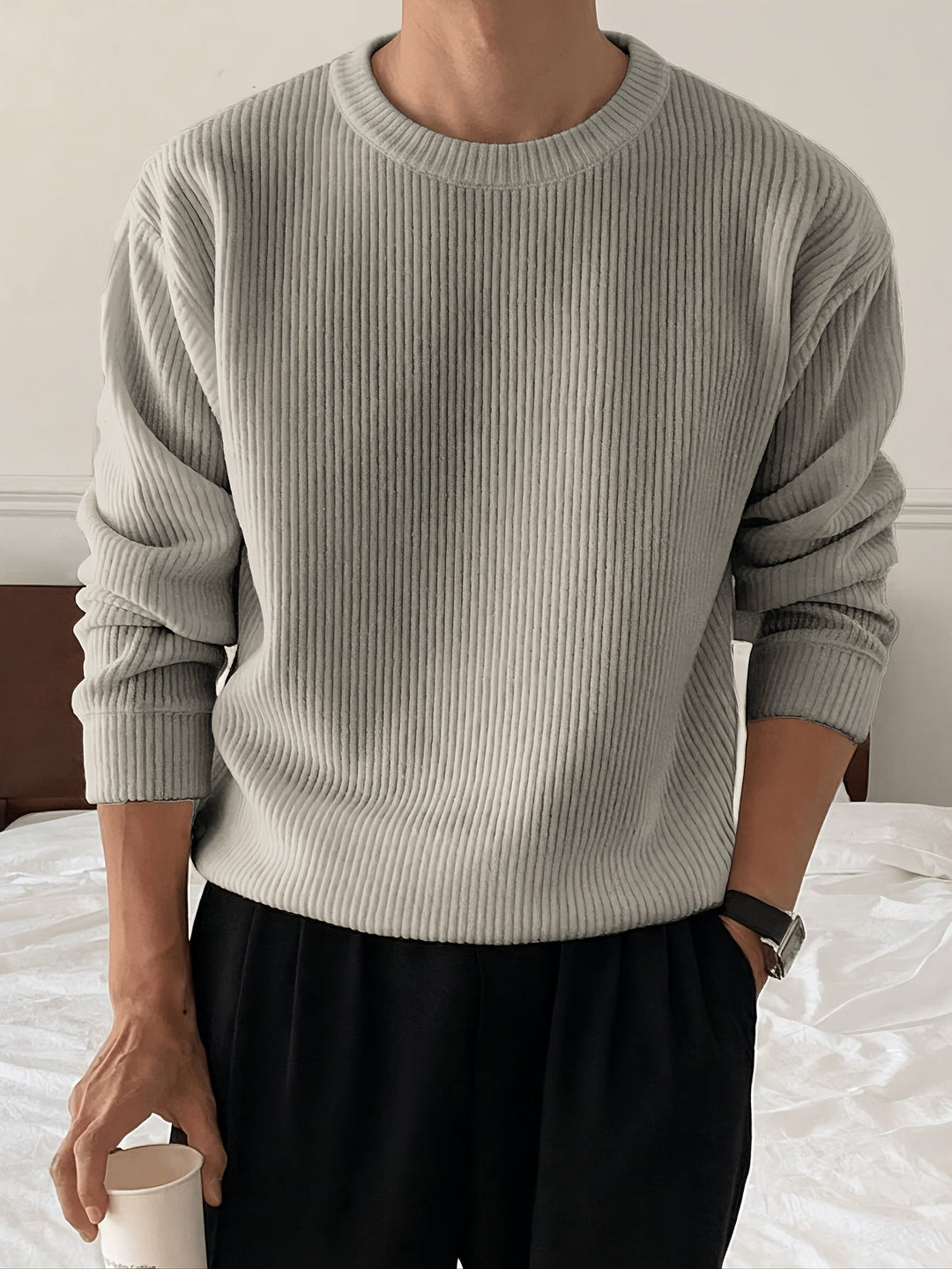 BRYNOUVELLE | PULL AMPLE EN MAILLE POUR HOMMES