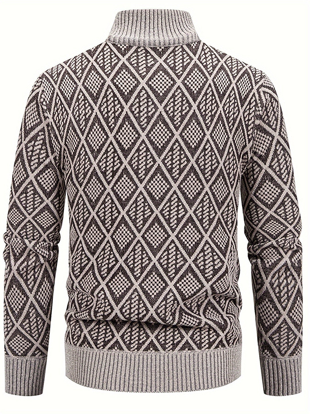BRYNOUVELLE | PULL EN MAILLE GÉOMÉTRIQUE POUR HOMME