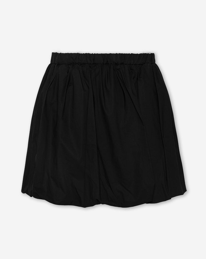 JUPE BALLOON EN POPLIN NOIRE