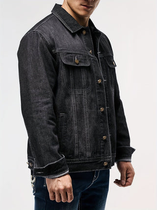 BRYNOUVELLE | Veste en Denim pour Hommes - Vêtement de Travail