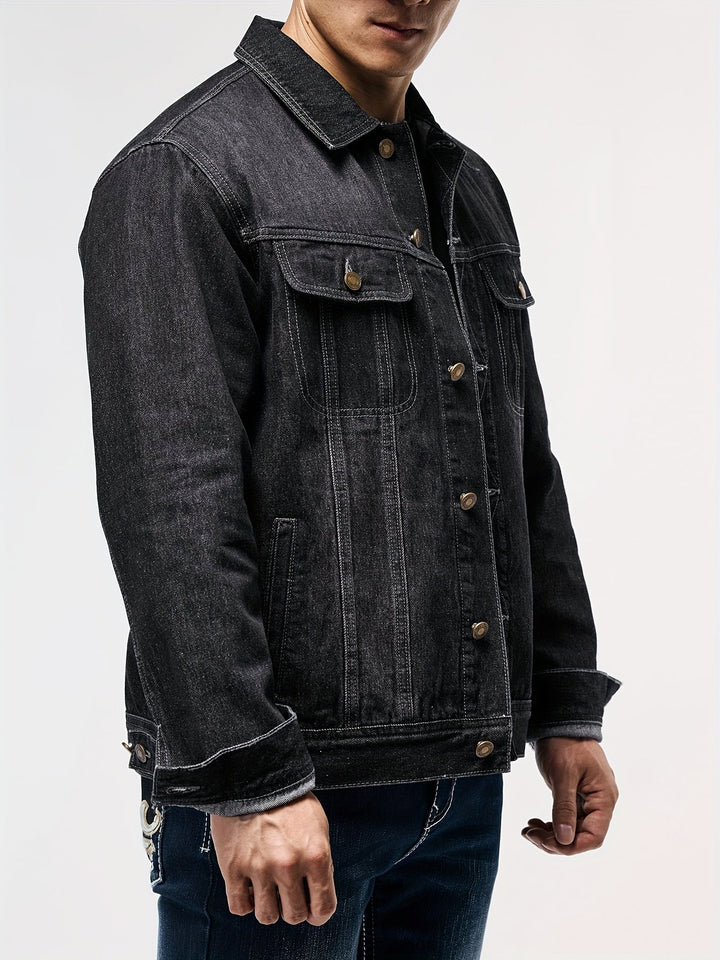 BRYNOUVELLE | Veste en Denim pour Hommes - Vêtement de Travail