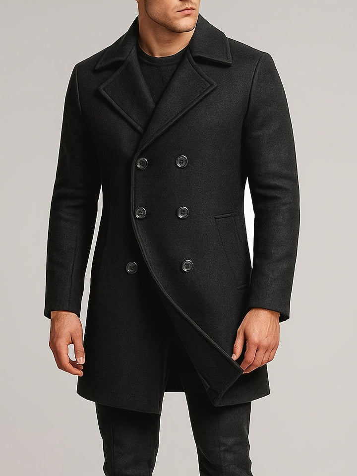 BRYNOUVELLE | Manteau Midi à Revers pour Homme