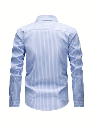 BRYNOUVELLE | Chemise Rayée en Coton pour Hommes