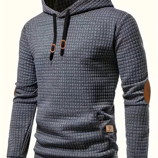 BRYNOUVELLE | VESTE À CAPUCHE À CARREAUX POUR HOMMES