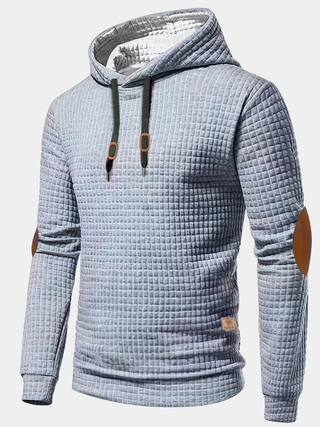 BRYNOUVELLE | VESTE À CAPUCHE À CARREAUX POUR HOMMES