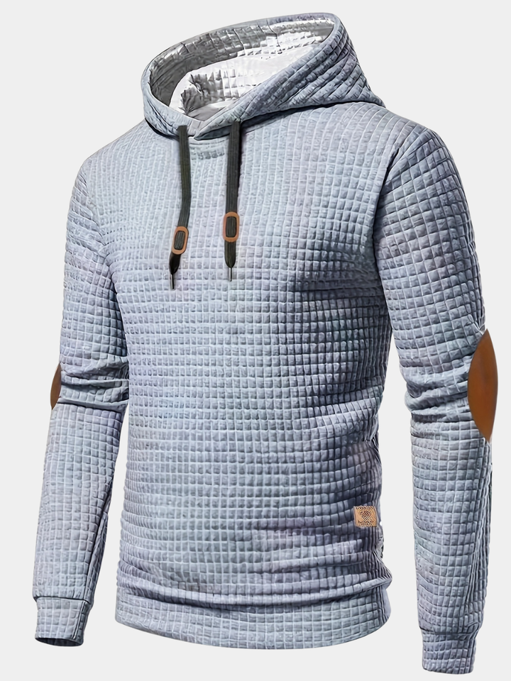 BRYNOUVELLE | VESTE À CAPUCHE À CARREAUX POUR HOMMES