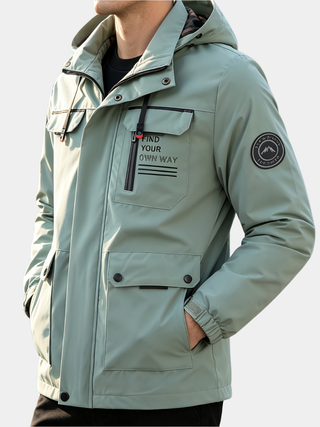 BRYNOUVELLE | Veste à Capuche avec Fermeture Éclair pour Hommes