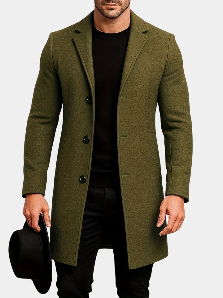 BRYNOUVELLE | Manteau Classique à Boutons pour Homme