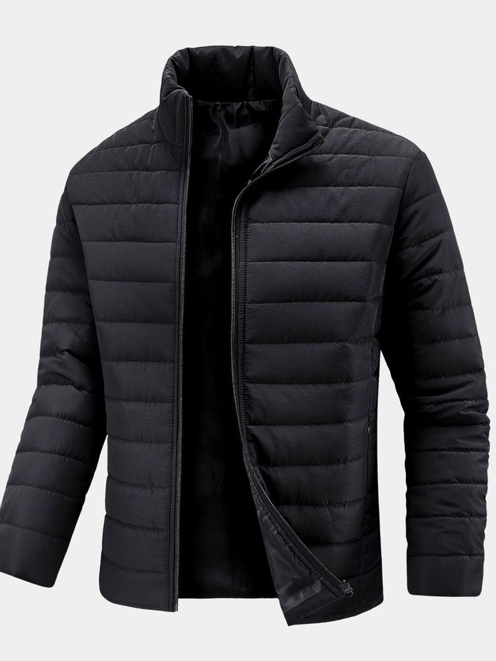 BRYNOUVELLE | VESTE VINTAGE À FERMETURE ÉCLAIR POUR HOMMES