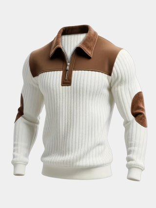 BRYNOUVELLE | PULL À COULISSEAU ET DEMI-FERMETURE ÉCLAIR POUR HOMMES