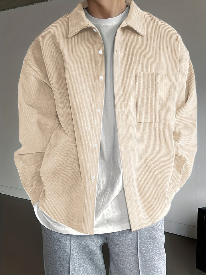 BRYNOUVELLE | CHEMISE À COL RELAXÉ POUR HOMMES