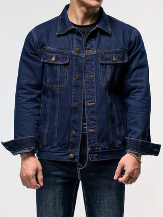 BRYNOUVELLE | Veste en Denim pour Hommes - Vêtement de Travail