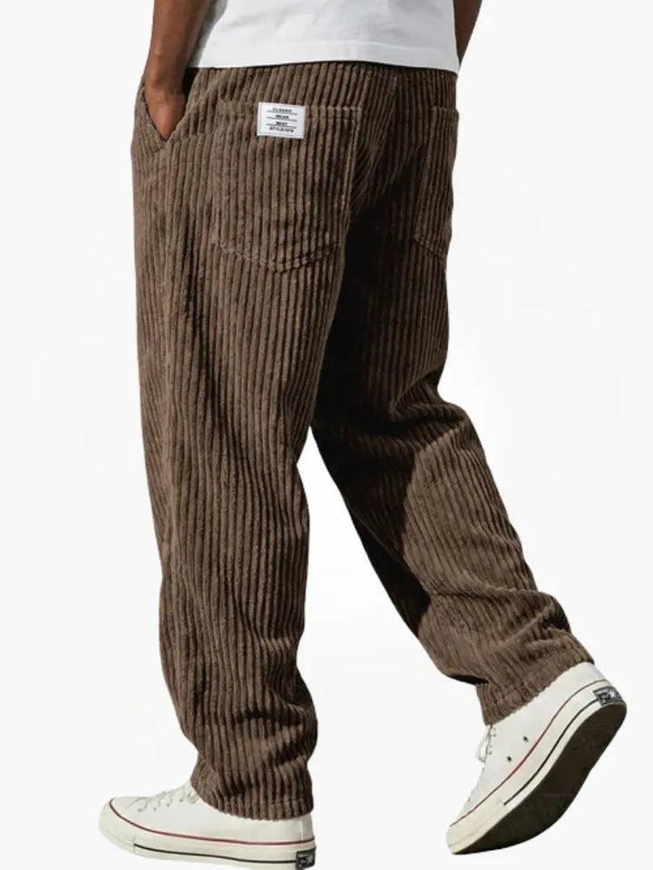BRYNOUVELLE | PANTALONS EN VELOURS CÔTELÉ POUR HOMMES