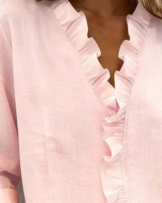 BRYNOUVELLE | Blouse à Volants Susan