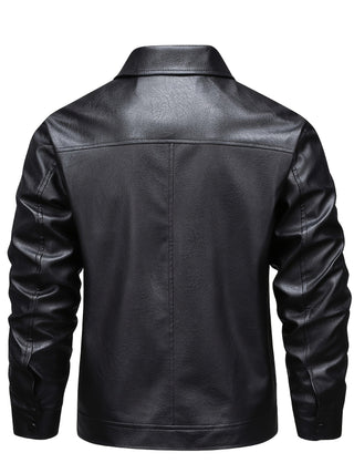 BRYNOUVELLE | Veste Classique en Cuir pour Hommes