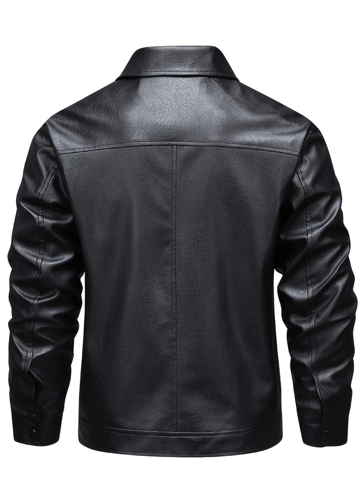 BRYNOUVELLE | Veste Classique en Cuir pour Hommes